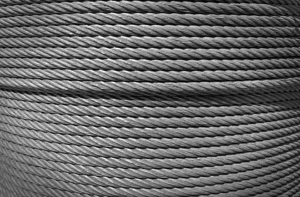 фон веревки провода - steel cable wire rope rope textured стоковые фото и изображения