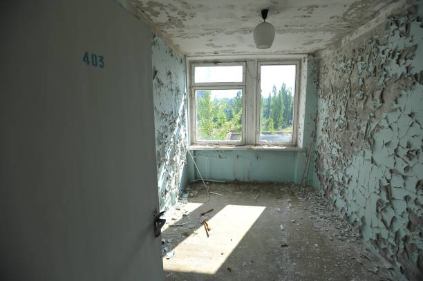 istock Hotel room Chernobyl zone 1220705648
