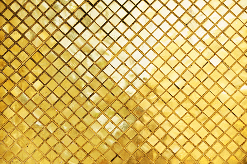 grunge golden tile texture background