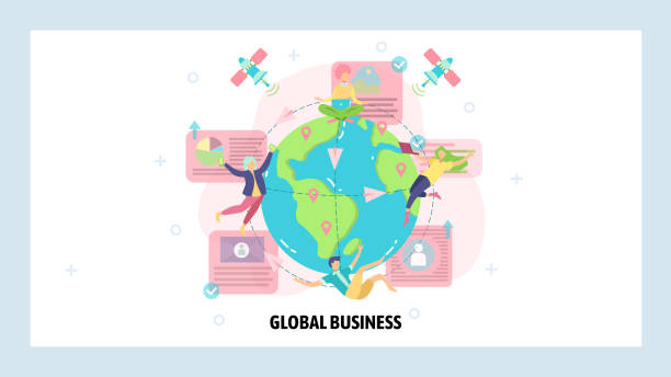 Ilustración de Concepto De Negocio Global Comunicación Internacional Equipo De Negocios Red Satelital Plantilla De Diseño De Sitio Web Vectorial Ilustración Del Sitio Web De La Página De Aterrizaje y más Vectores Ilustración de Concepto De Negocio Global Comunicación Internacional Equipo De Negocios Red Satelital Plantilla De Diseño De Sitio Web Vectorial Ilustración Del Sitio Web De La Página De Aterrizaje y más Vectores