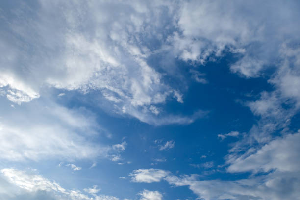 istock White cloud and Beautiful  with blue sky background. 1220711298