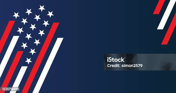 미국 별과 줄무늬 배경 미국 국기에 대한 스톡 벡터 아트 및 기타 이미지 - 미국 국기, 배경-주제, 미국
