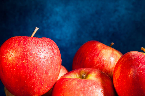 Delicious red apples group