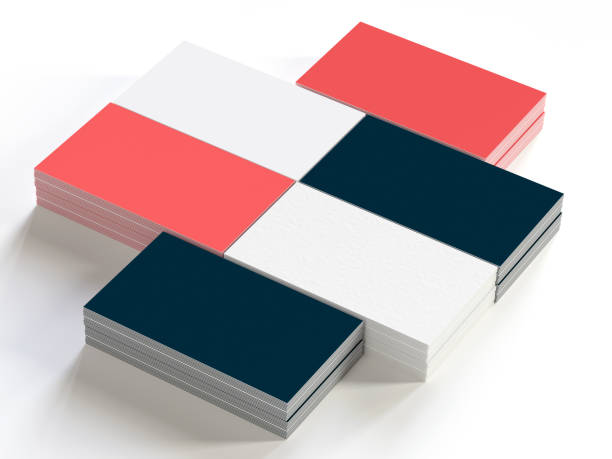 istock Business cards template on white background 1220727065
