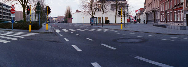 istock empty road in the city 1220727368