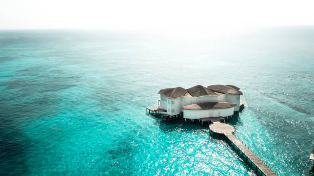 Maldives Island Resort Over Water Villa