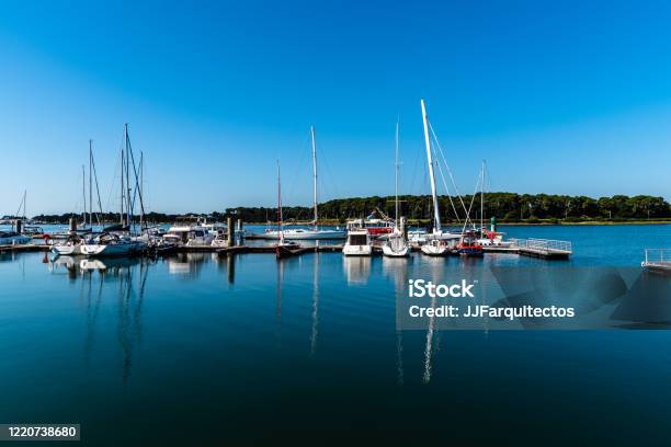 Boats And Yachts Moored In The Sport Port Of Keroman Stock Photo - Download Image Now