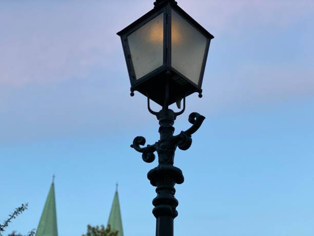 istock Village streetlight scene 1220748142