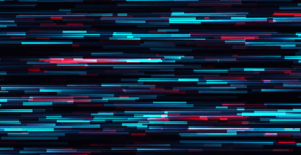 Glitch vector background. Glitch vector frame. Symbol of cyberpunk, hacker attack. Modern design, technological error. Texture and effect for your design. cyberpunk stock illustrations