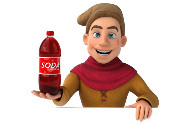 istock 3D Illustration of a medieval historical character 1220760518