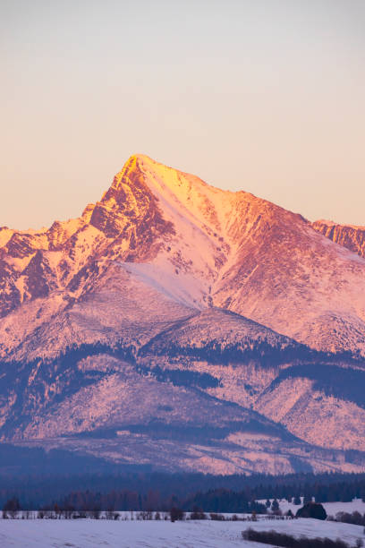 istock Krivan mountain during sunset in High Tatras, Slovakia 1220761995