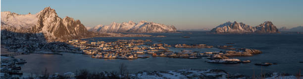 istock Panoramic view of Svolvaer in the Lofoten archipelago 1220762087