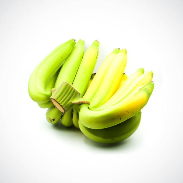 istock One comb banana almost ripe on the white background 1220764537