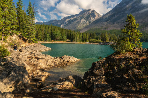 istock Lake Minnewanka, Banff National Park, Alberta, Canada 1220767269