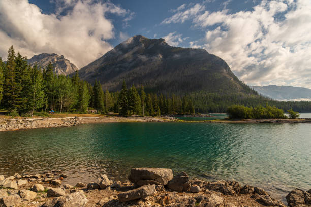 istock Lake Minnewanka, Banff National Park, Alberta, Canada 1220767535