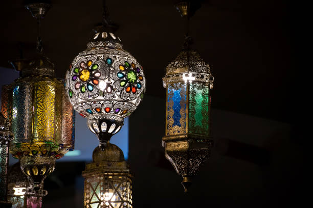 istock Ornamental Arabic decoration lamps for Muslim Ramadan 1220769676