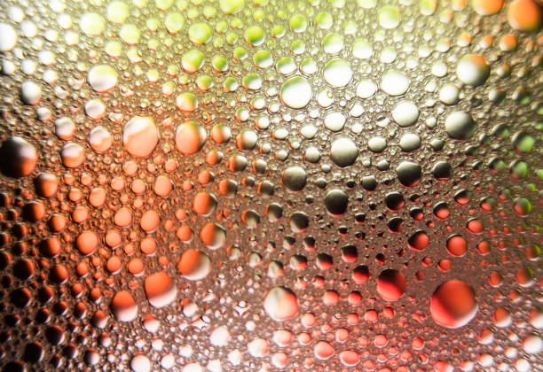 istock Abstract Texture water drops with amazing colour, background 1220772943