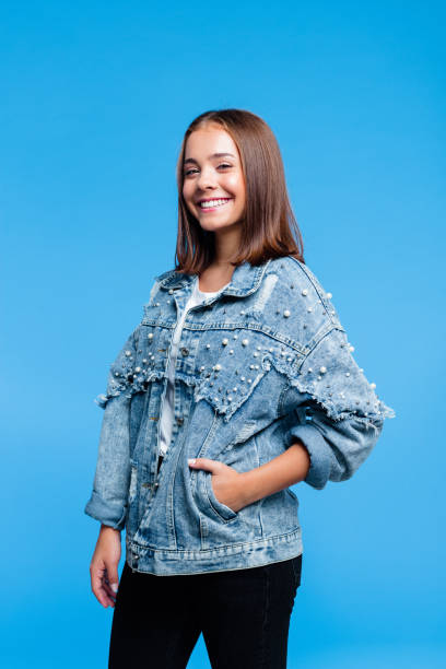 istock Cheerful female high school student 1220773103