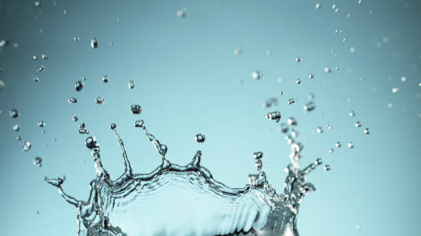istock Abstract water crown shape splash in freeze motion 1220774998