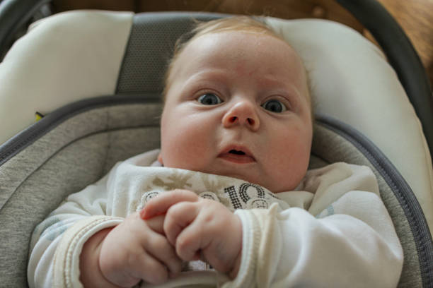istock newborn boy lies in a stroller 1220778354