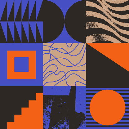 Pattern Deconstructed Deconstructed Abstract Vector Pattern Design Stock Illustration ...
