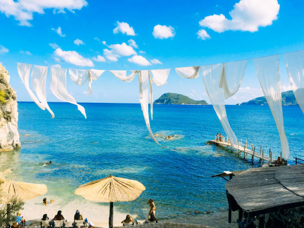 Cameo Island Beach view, zakinthos, greece