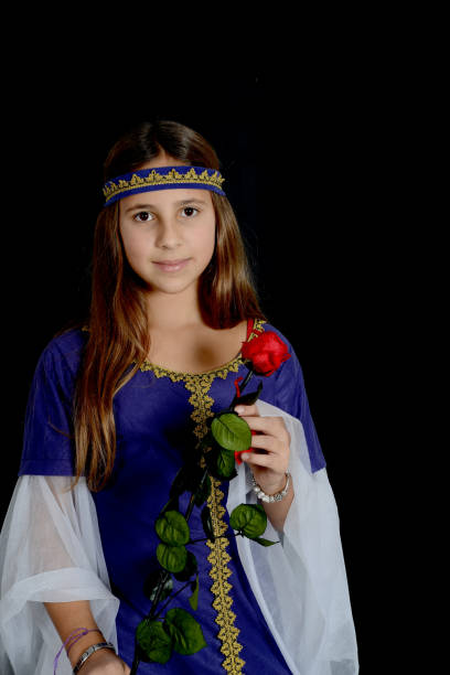 istock happy medioval girl 1220789805