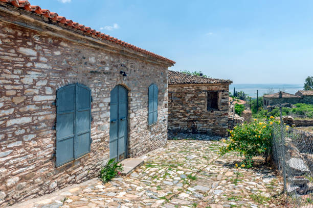 Old Greek and Turkish village of Doganbey, Turkey, Aydin