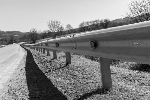 istock Safety fence along the road 1220793126