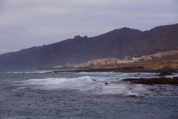 istock View of sea against mountain range 1220794591