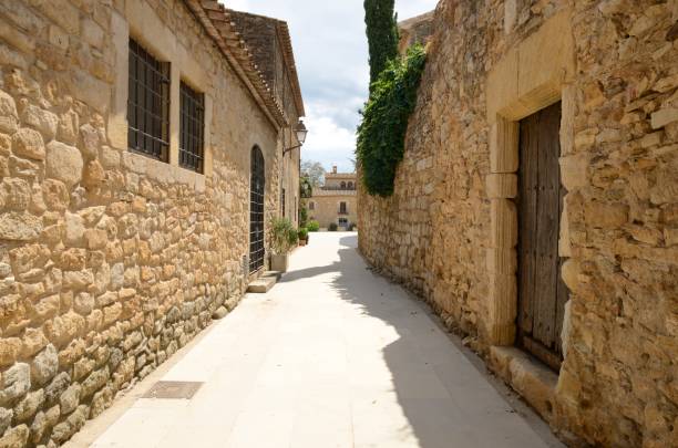 istock Stone alley in Girona village 1220794987