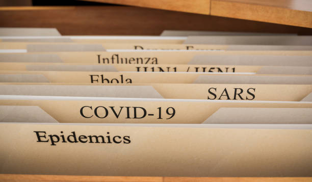 istock COVID-19 (Coronavirus ) in a filing box with other Epidemics 1220795988