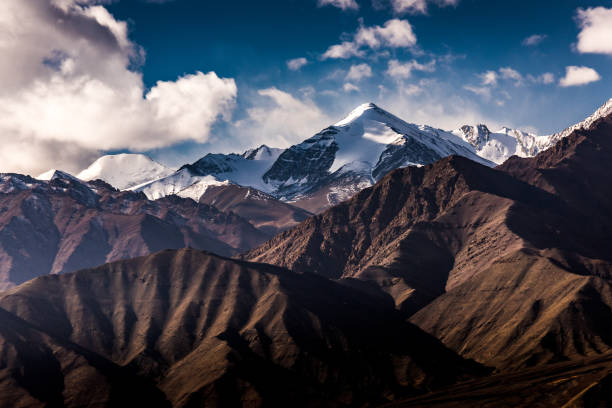istock beautiful snow caped mountain peak in India 1220797291