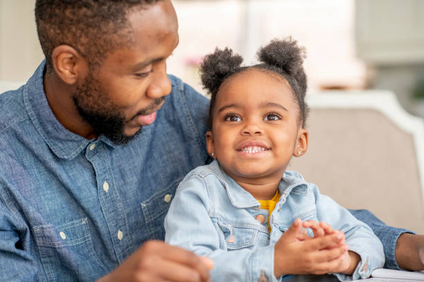istock Father and daughter homeschool 1220801178