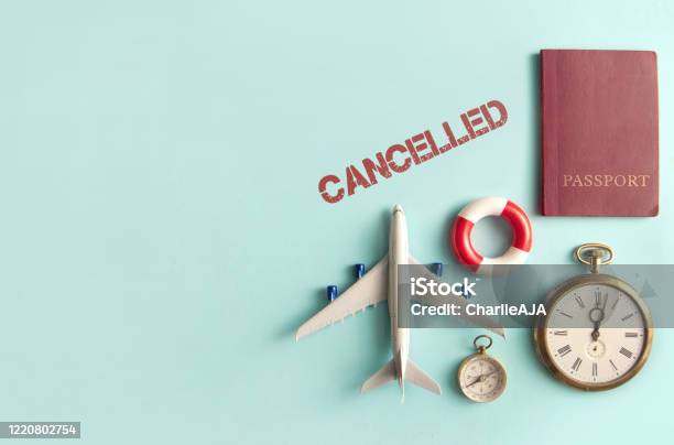 Travel Cancellations Stock Photo - Download Image Now - Cancellation, Commercial Airplane, Flying