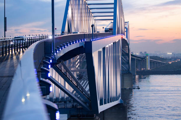 istock Side view of Tokyo Gate Bridge 1220805668