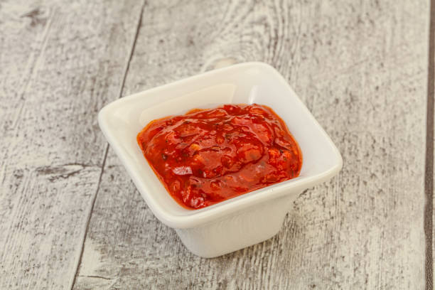 istock Tomato spicy sauce in the bowl 1220809125