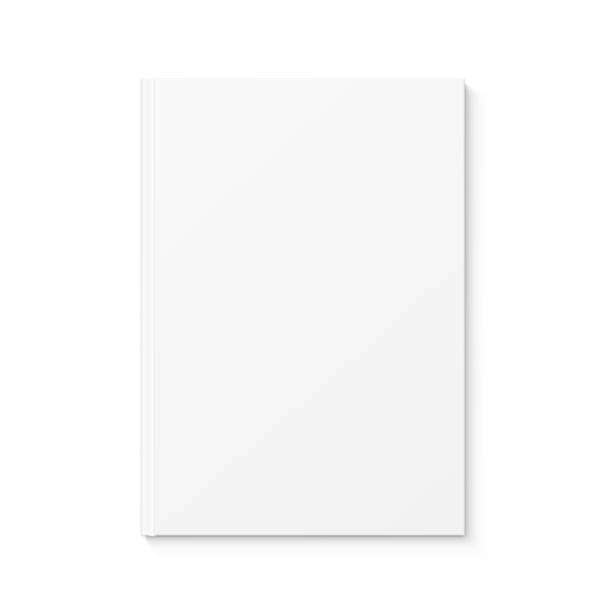 istock Template of blank cover book isolated on white background. 1220809167