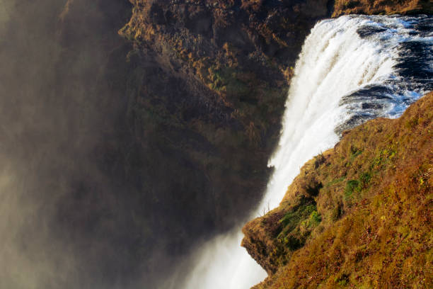 istock Beautiful Skogafoss Waterfall in Iceland 1220810471