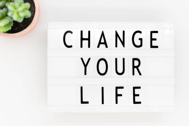 istock Motivational Inspirational Positive Phrases: Change Your Life 1220823264