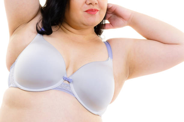istock Woman big breast wearing bra 1220826933