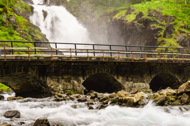 istock Latefossen waterfall Norway, Hordaland 1220827202