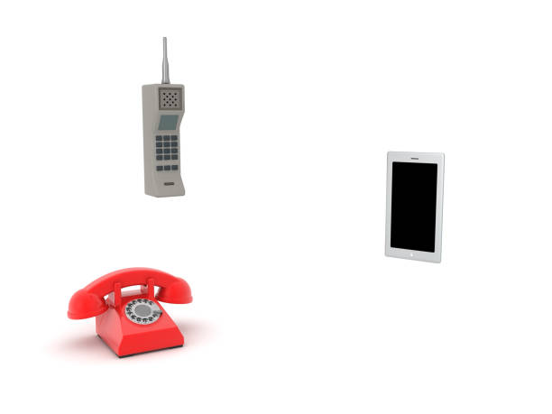 istock 3D Rendering of three phones 1220827349