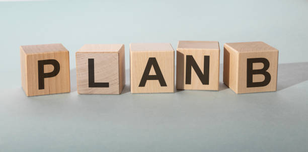 istock inscription plan b on wooden cubes on a gray background 1220833253