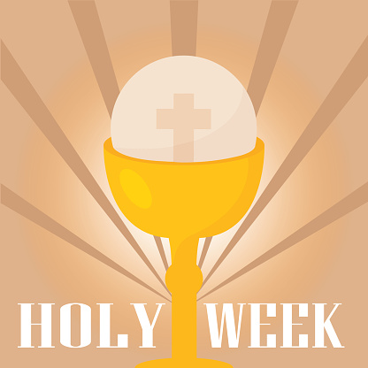 Holy Week Pfp Holy Week Poster Stock Illustration - Download Image Now - Abstract ...