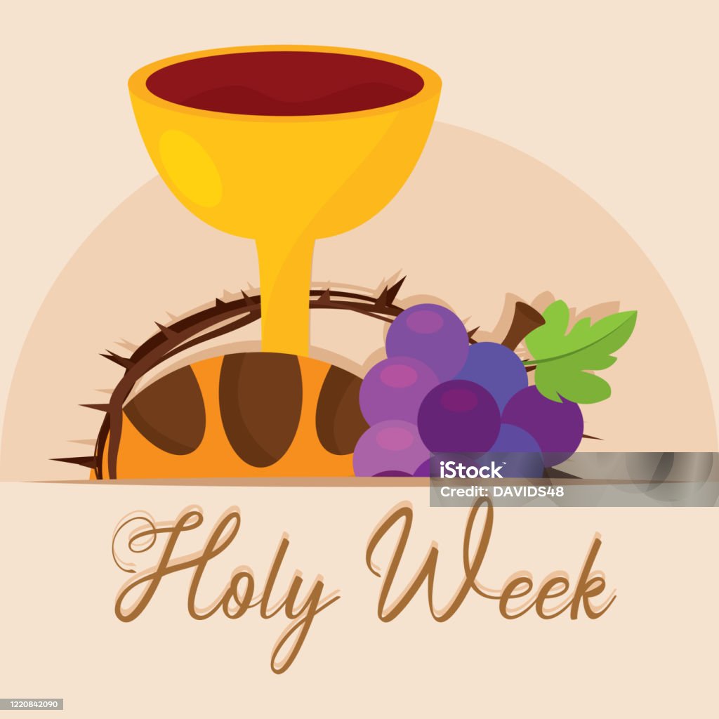 Holy Week Splash Holy Week Poster Stock Illustration - Download Image Now - Abstract ...
