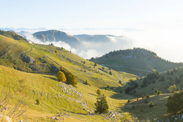 istock Mountain landscape. Mount Grappa panorama, Italian alps 1220842959