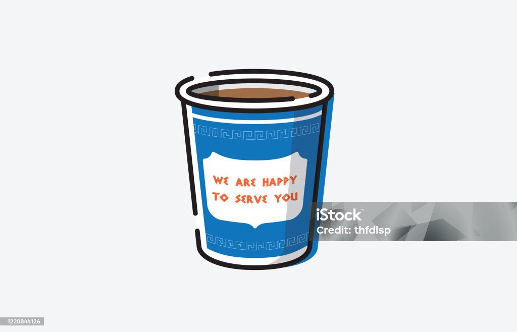 Icono vectorial de la Copa de Café Griega de Nueva York - arte vectorial de Ciudad de Nueva York libre de derechos Icono vectorial de la Copa de Café Griega de Nueva York - arte vectorial de Ciudad de Nueva York libre de derechos