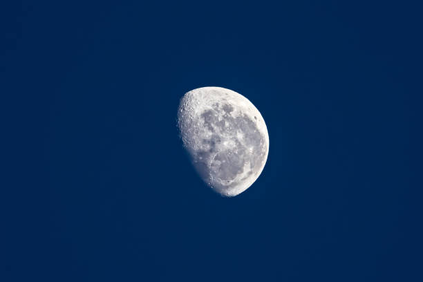 Photo of Half moon taken early in the morning