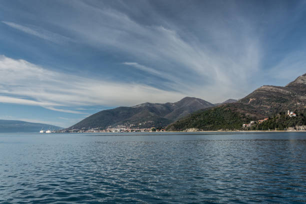 istock Moving sky and clouds over adriatic sea 1220845789